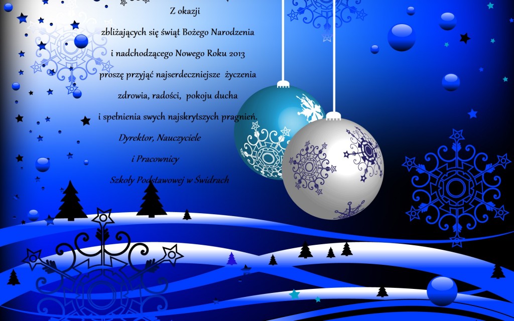 Życzenia Boże Narodzenie 2012
